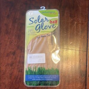 Solar Half Glove in Beige